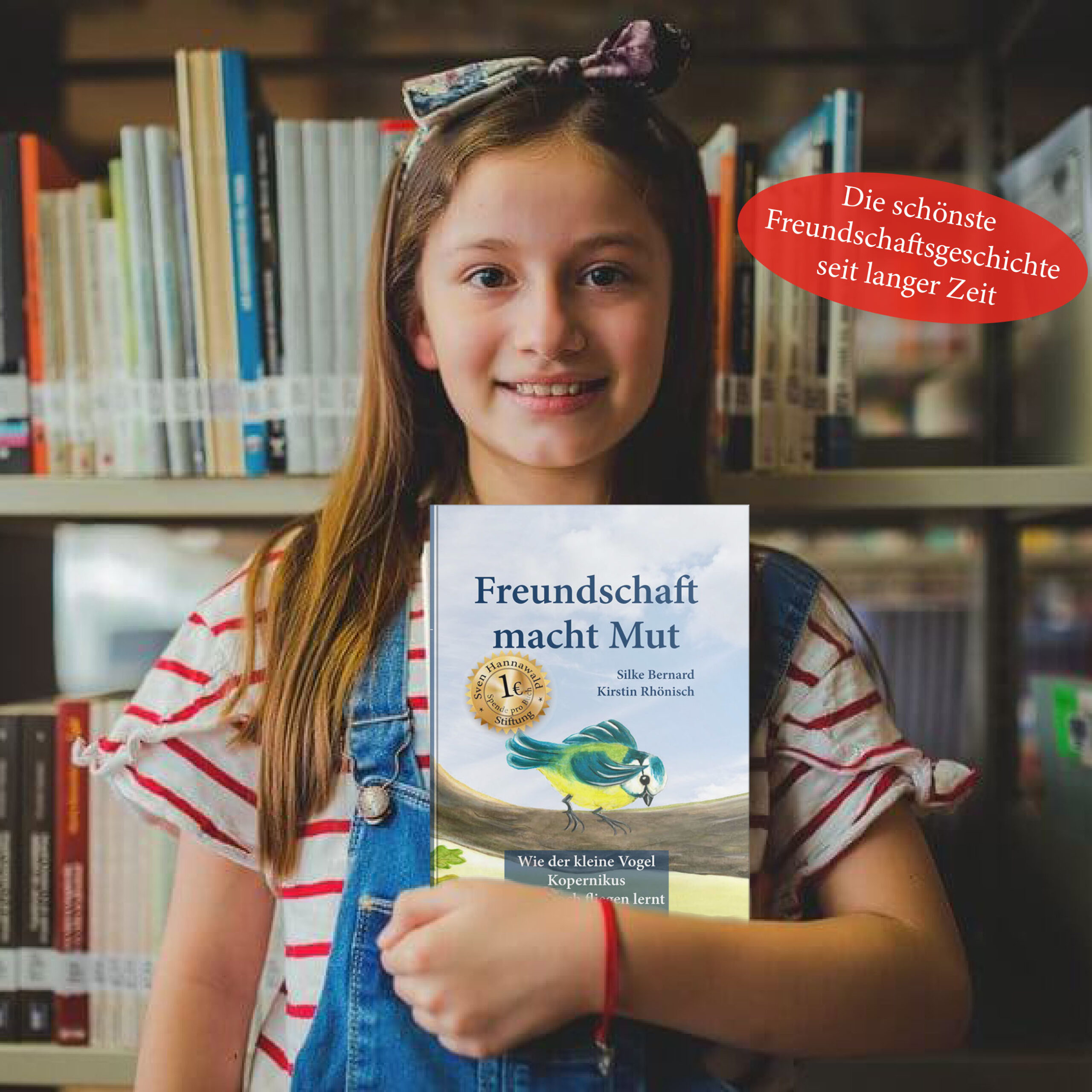 Kinderbuch Freundschaft macht Mut in der Bibliothek